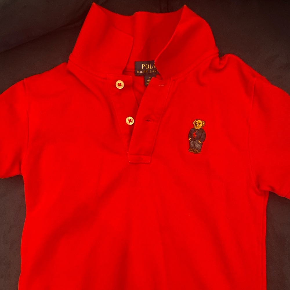 Boys Red Polo